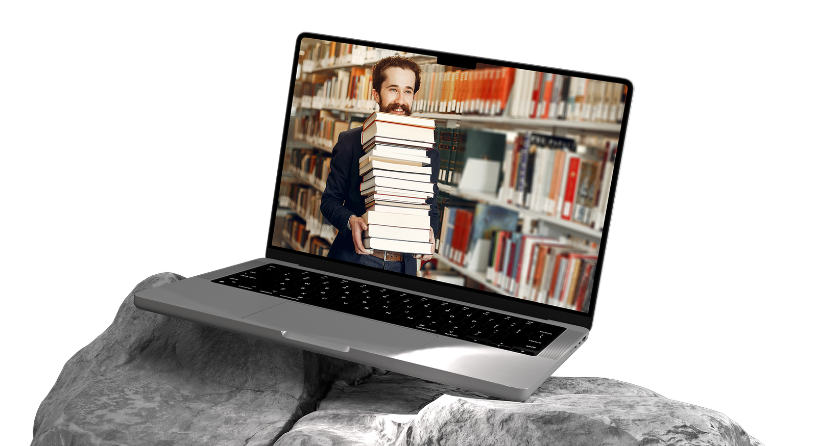 Laptop displaying Webflow editor with ocean kayaking website
